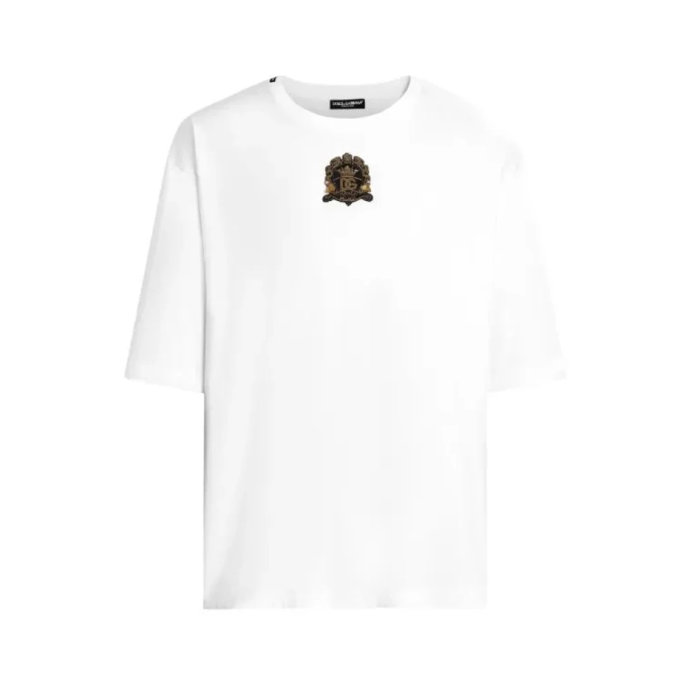 Dolce & Gabbana Men's White T-Shirt - T-Shirts - S - Tops