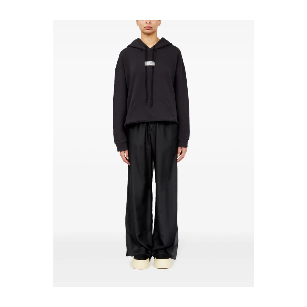 MM6 Maison Margiela Nero Sweatshirt Dameskleding Black Dames