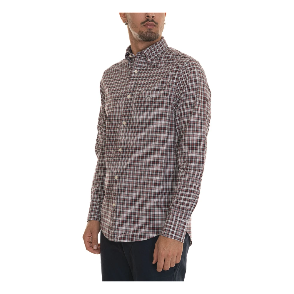 Gant Geruite Katoenen Knoopshirt Multicolor Heren