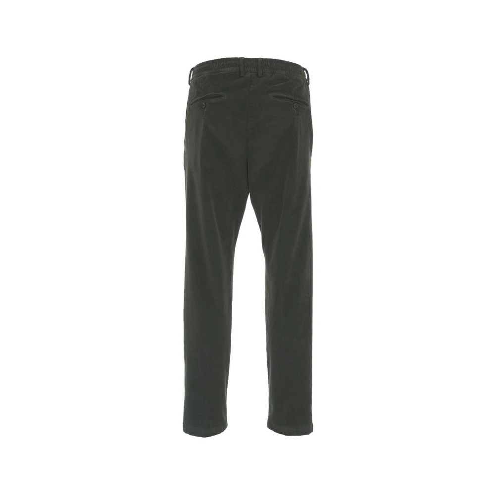 Cruna Groene Slim-Fit Broek voor Mannen Green Heren