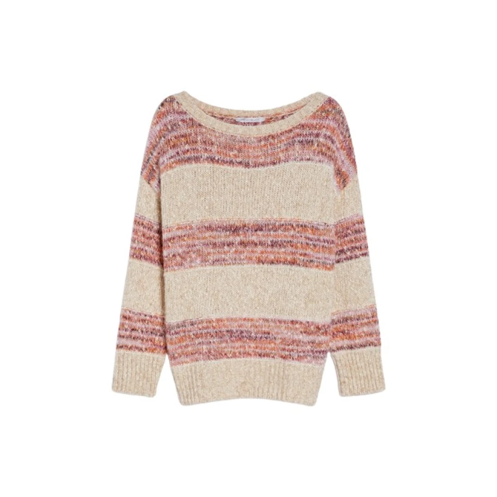 Pennyblack Gestreepte Top met Ronde Hals en Lange Mouwen Multicolor Dames