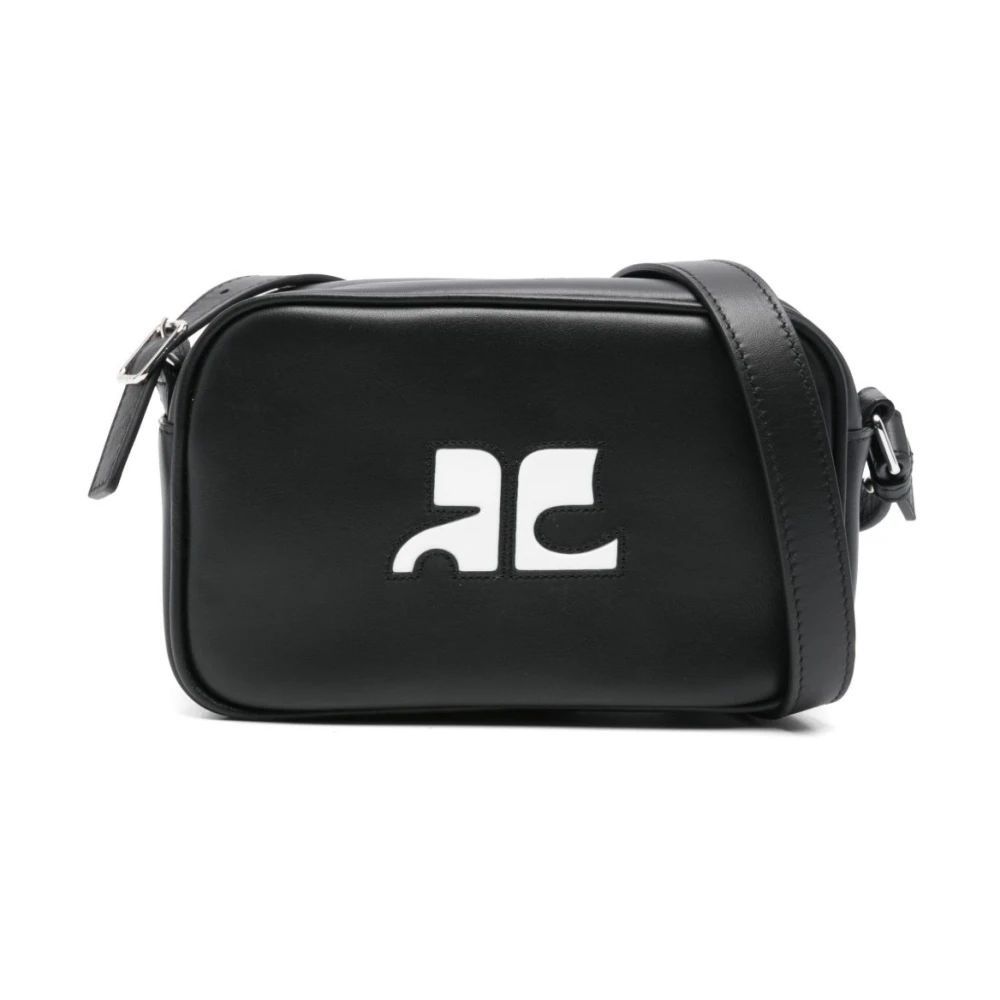 Courrèges Unisex Nero Camera Bag - Immagine 7