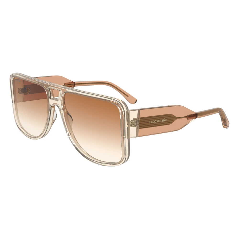 Lacoste Unisex Brown Stylish Sunglasses In Trendy Color - Sunglasses - 59 Mm - Accessories