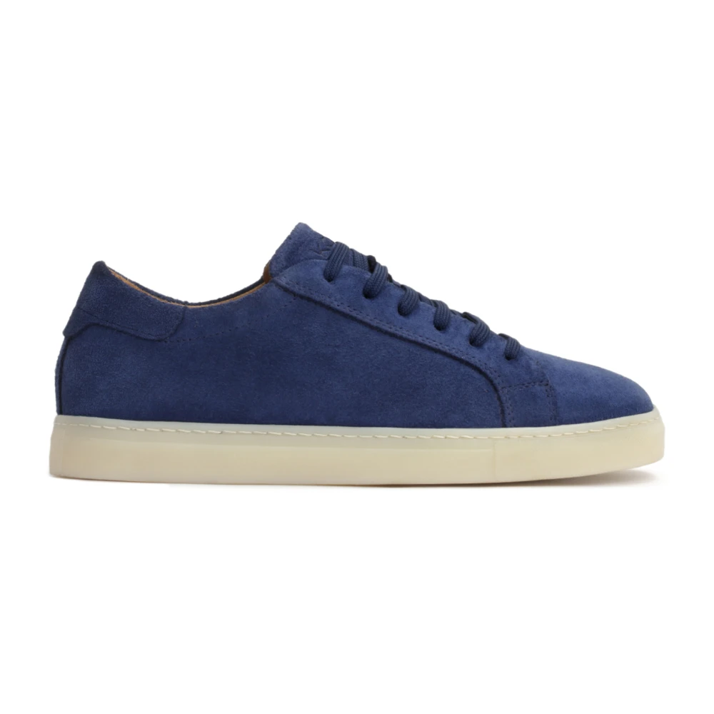 Kazar Marineblauwe suède leren sneakers Heren Schoenen