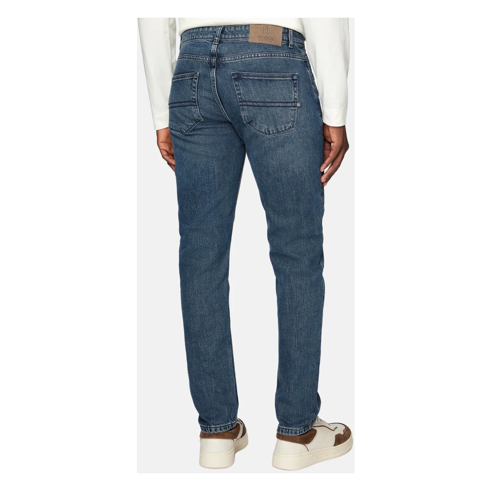 Boggi Milano Stretch Denim Jeans Blue Heren