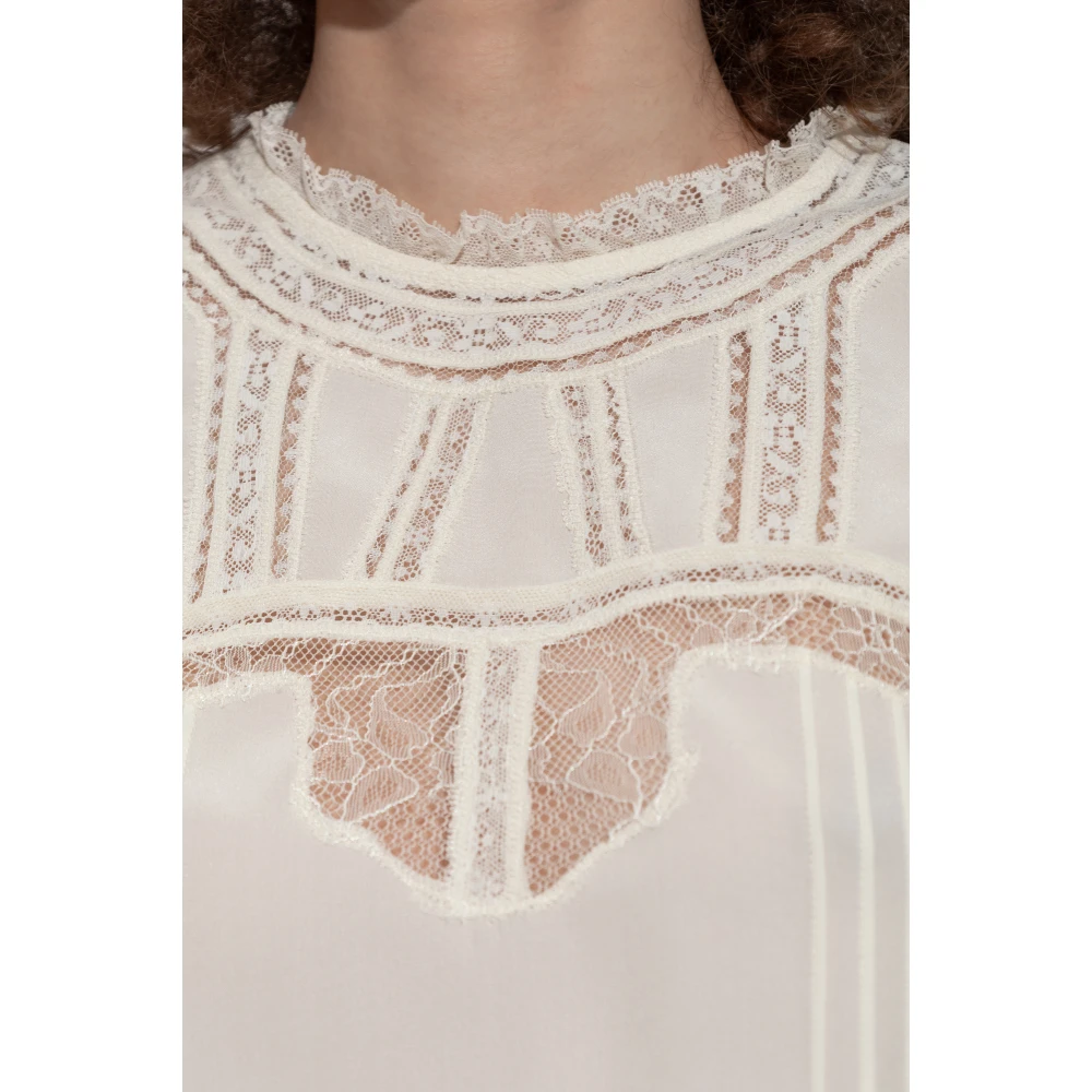 Zadig & Voltaire Top Thena Beige Dames