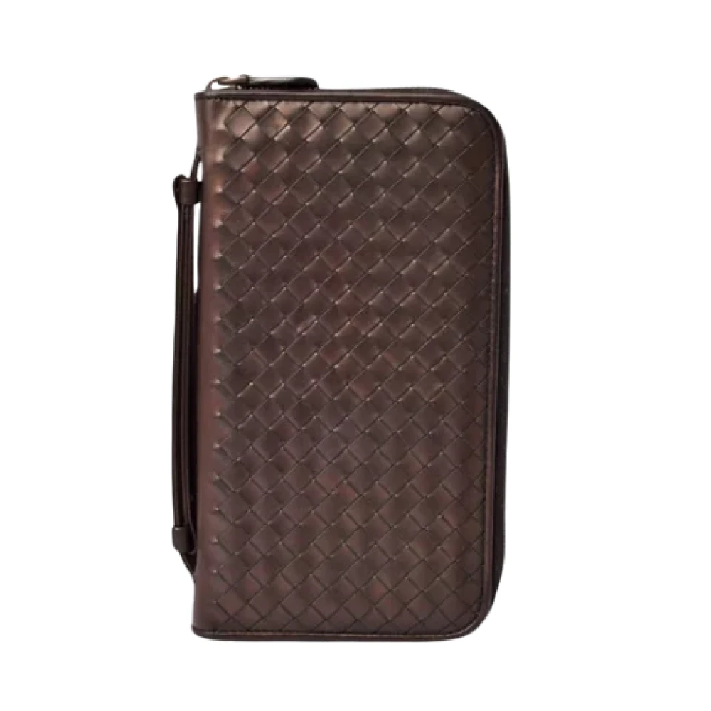Bottega Veneta Vintage Pre-owned Leather wallets Brown Dames
