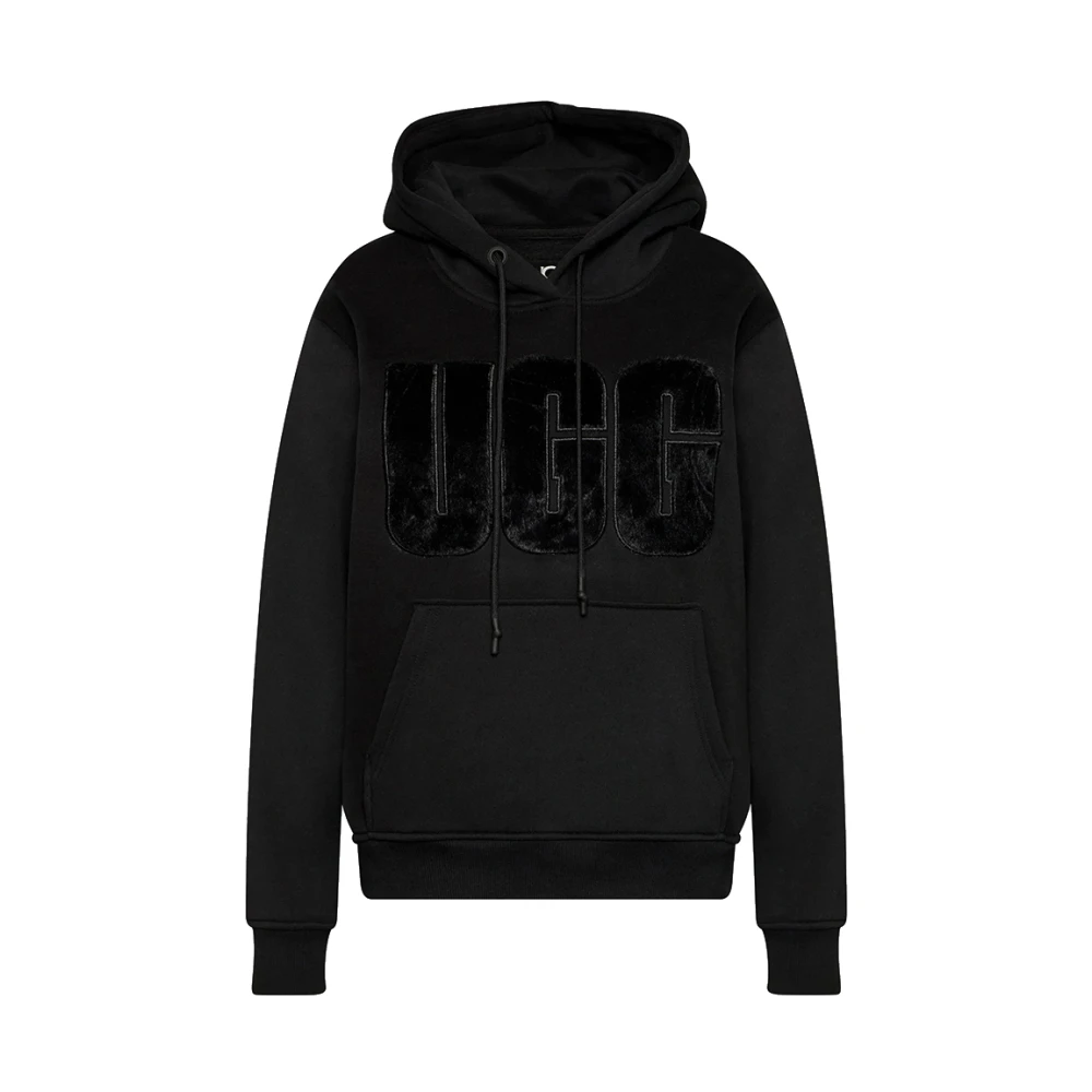 UGG Svart Broderad Tröja Black, Dam