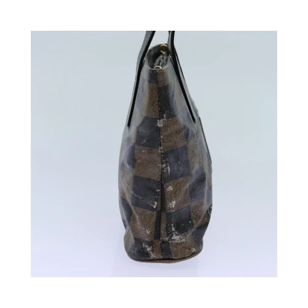 Fendi Vintage Pre-owned Canvas handbags Brown Dames