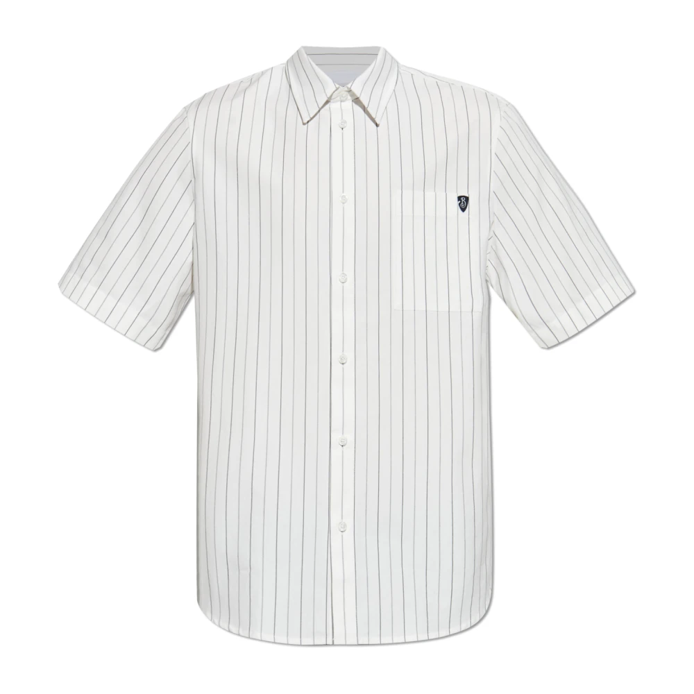 Burberry Gestreept shirt White Heren