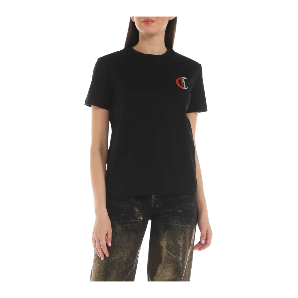 Just Cavalli Gedrukt T-shirt Black Dames