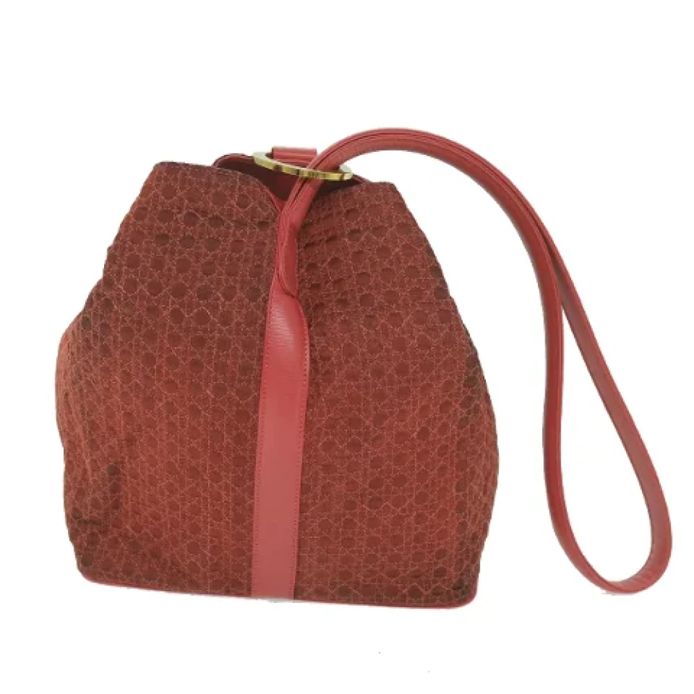 Dior Vintage Pre-owned Nylon dior-bags Red Dames