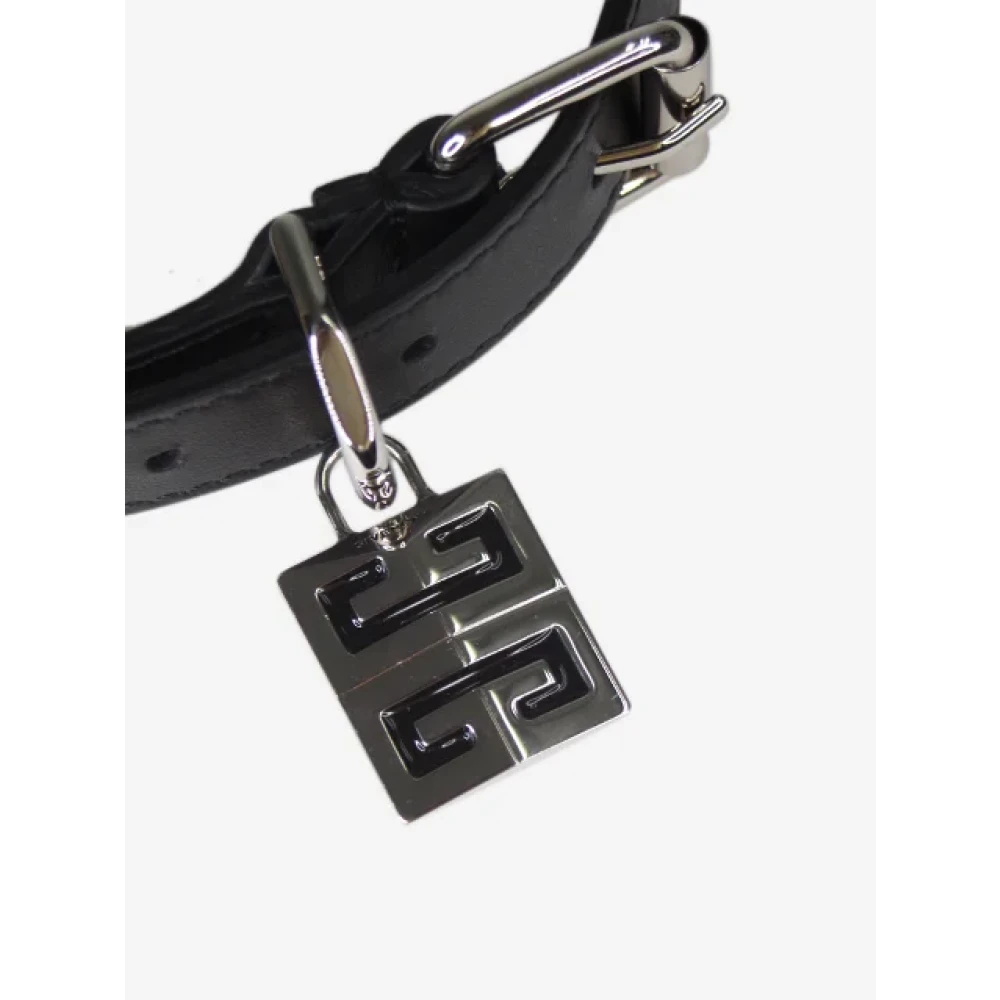 Givenchy Pre-owned Leather belts Black Dames