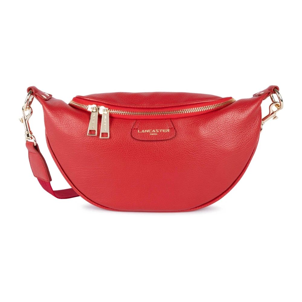 Lancaster Donna Rosso Marsupio Con Zip Dune