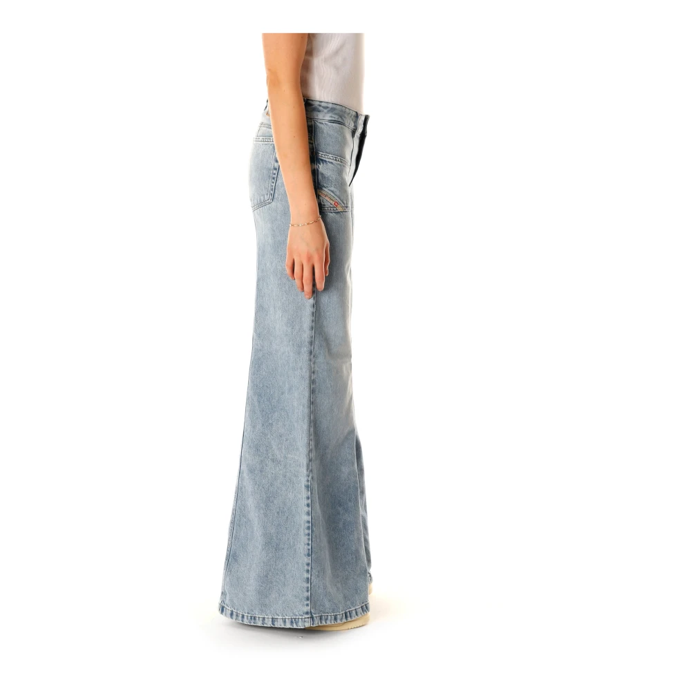Diesel Retro Flare Fit Jeans Blue Dames