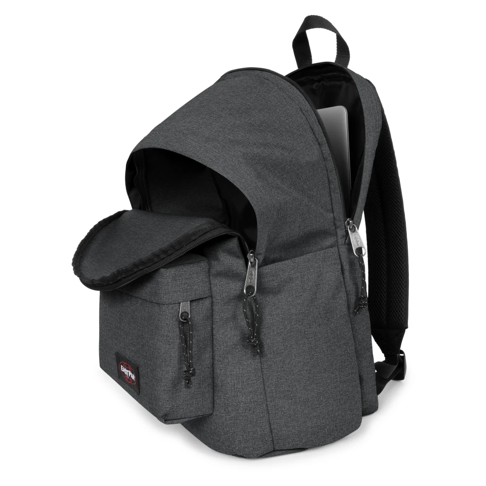 Eastpak Zwarte Denim Kantoorrugzak Gray Unisex