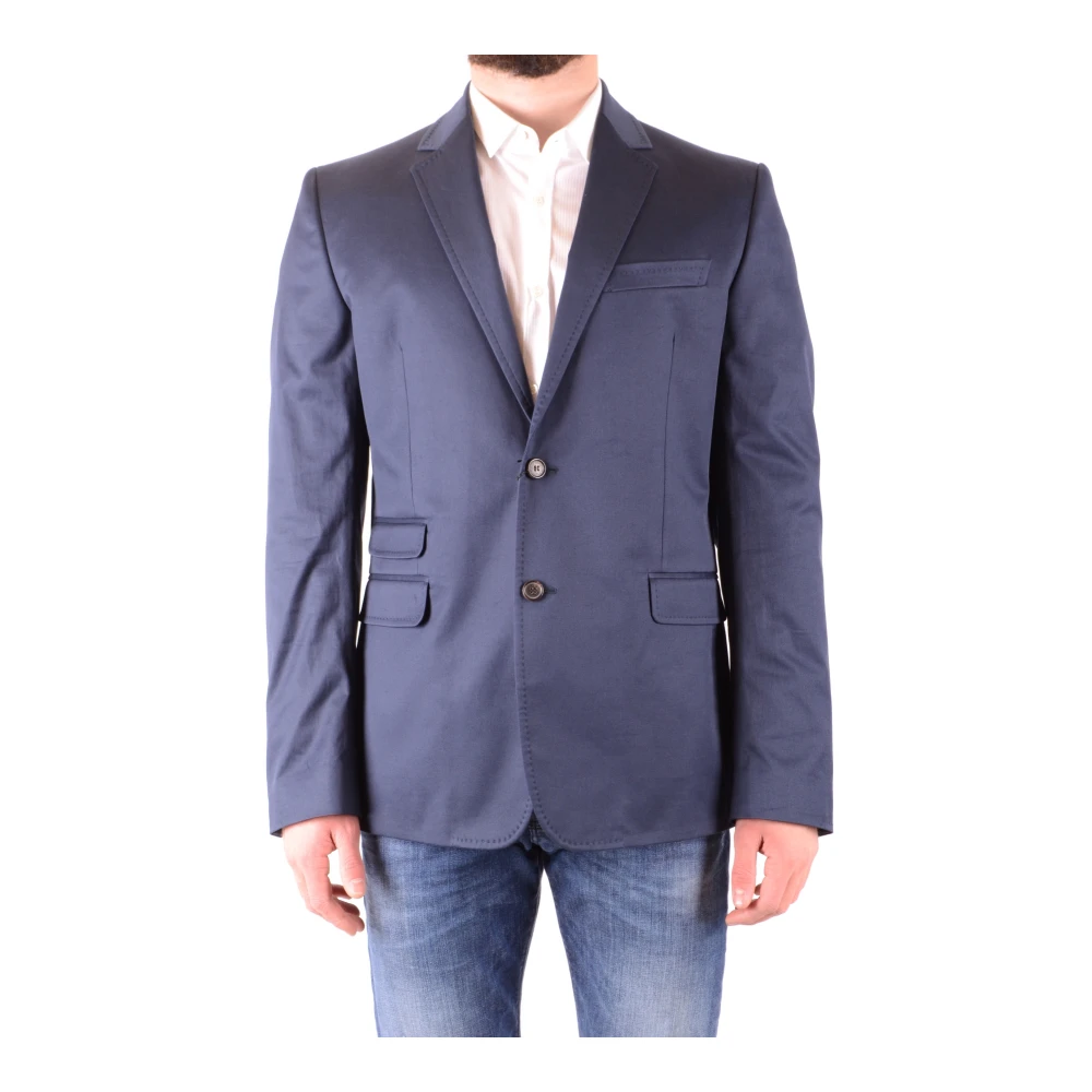 Dsquared2 Men's Blue Blazers, L, Sophisticated Purple Jacket For Office