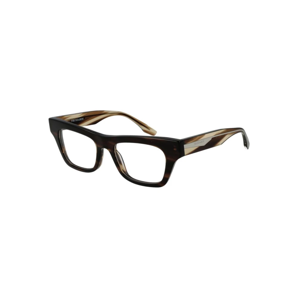 Trussardi Women's Rectangle Optical Frames TSW6044 E01 Brown 51mm - Image 4