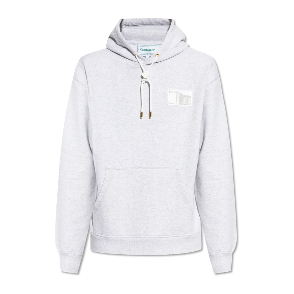 Casablanca Katoenen hoodie Gray Heren