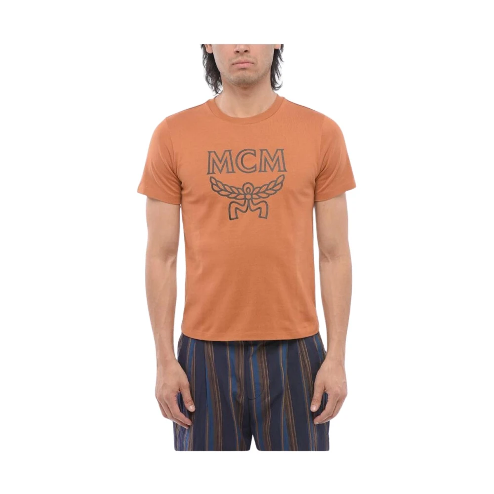 MCM - Tops > T-Shirts - Orange - MCM - Modalova