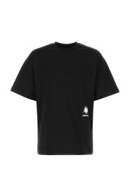 Sort bomuld i stor t-shirt