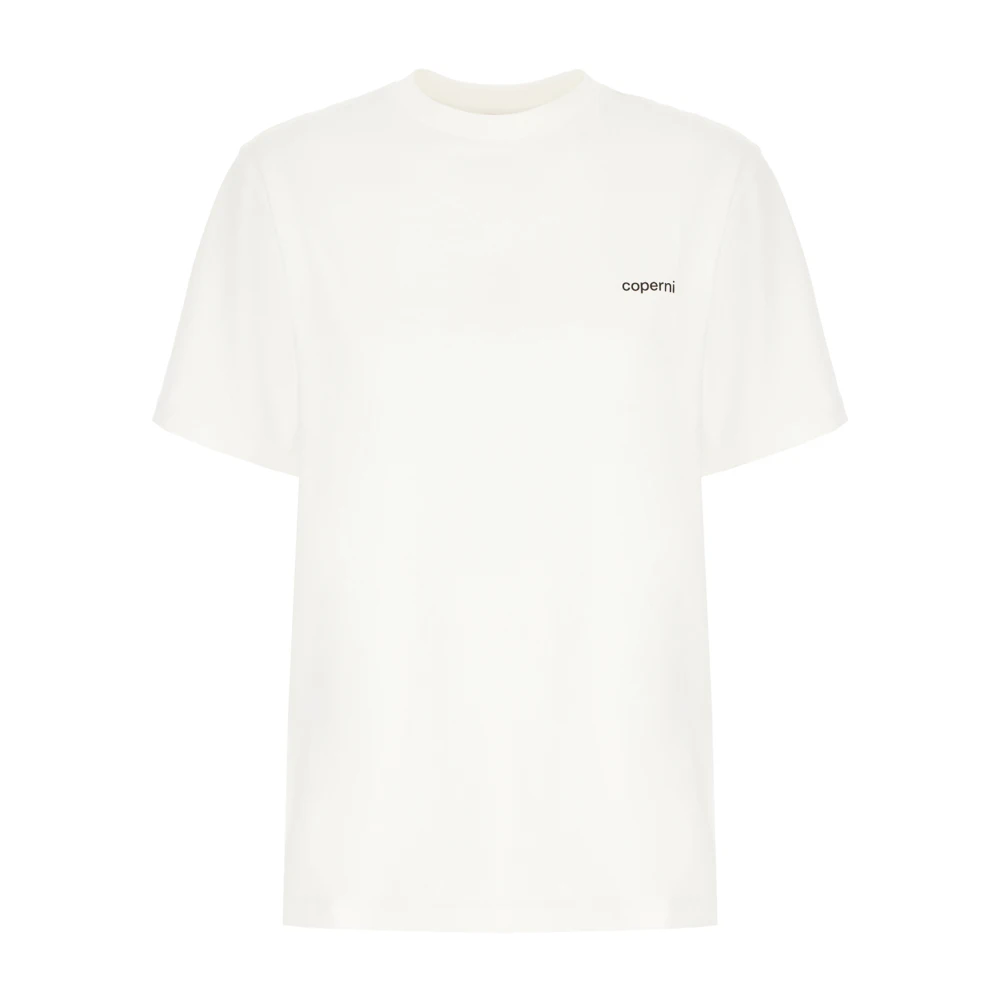 Coperni Casual Katoenen T-Shirt voor Mannen White Dames