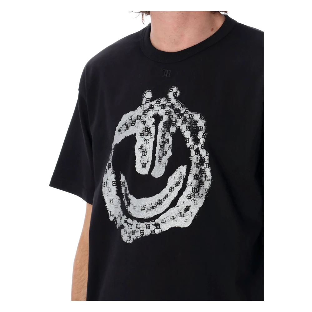 Misbhv Acid House Grafische Print T-Shirt Black Heren