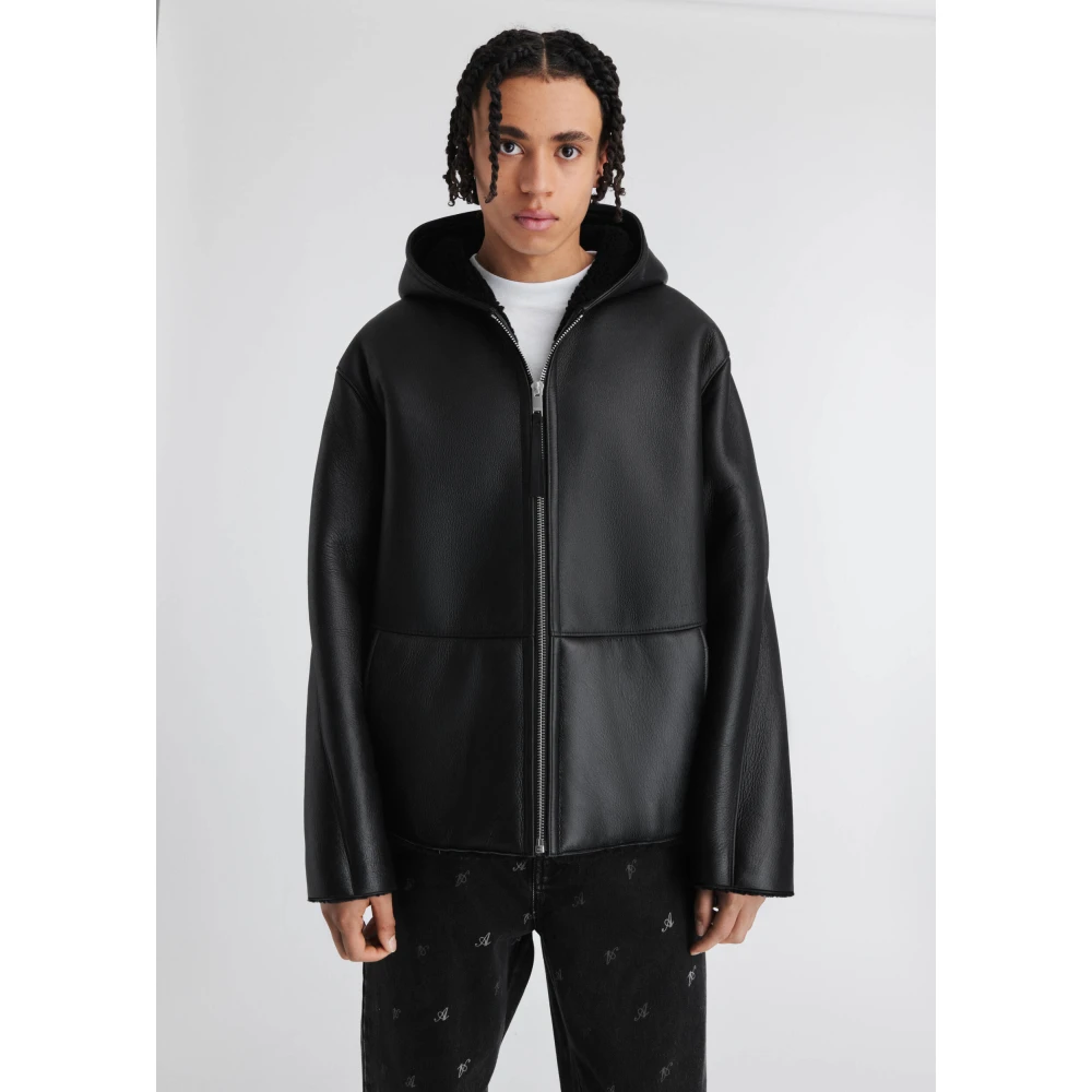 Axel Arigato Angus Shearling Jas Black Heren