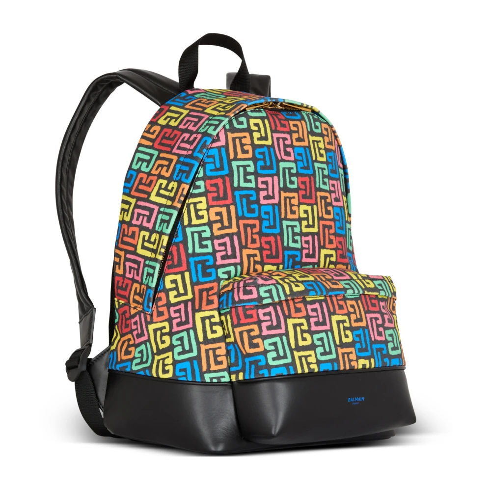 Balmain Multicolor PB Labyrinth canvas rugzak Multicolor Heren