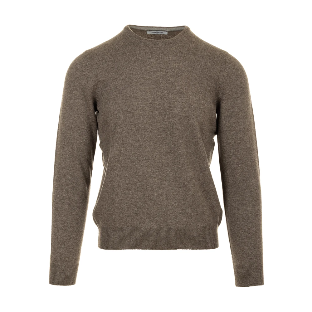 Gran Sasso Stijlvolle Paricollo Trui Brown Heren