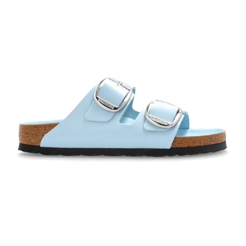 Birkenstock Women's Blue Sliders, 3 Uk, Arizona Big Buckle Slides