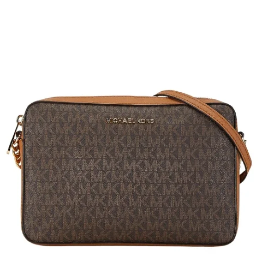 Michael Kors Pre-owned Plastic shoulder-bags Brown Dames