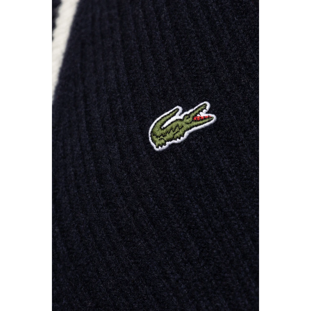 Lacoste V-hals trui Blue Heren