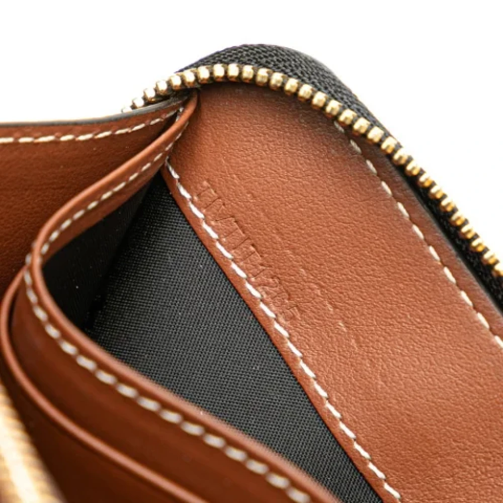 Burberry Vintage Pre-owned Canvas wallets Black Dames