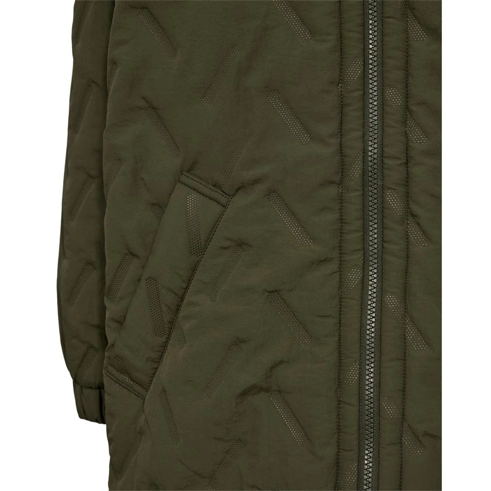 Freequent Crown Olive Jas Mantel Green Dames