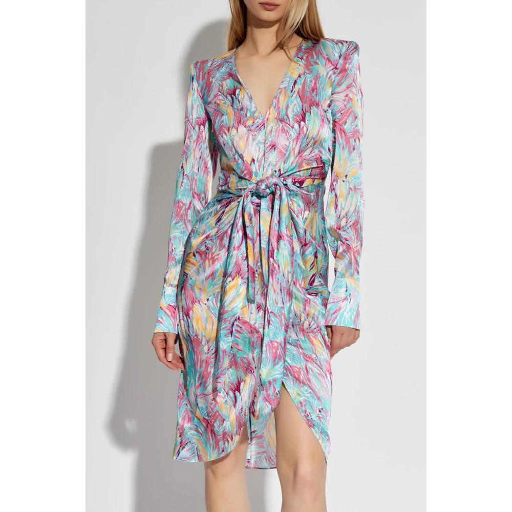 Balmain Zijden jurk Multicolor Dames