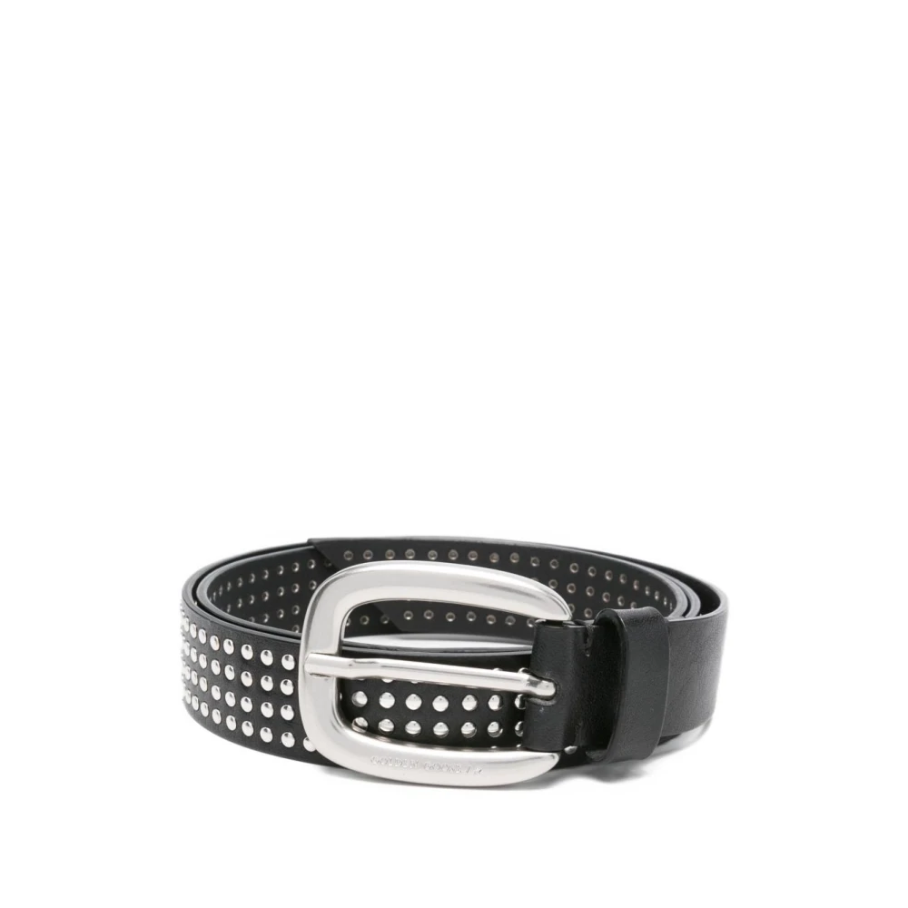 Golden Goose Men's Black Belts For Stylish Outfits