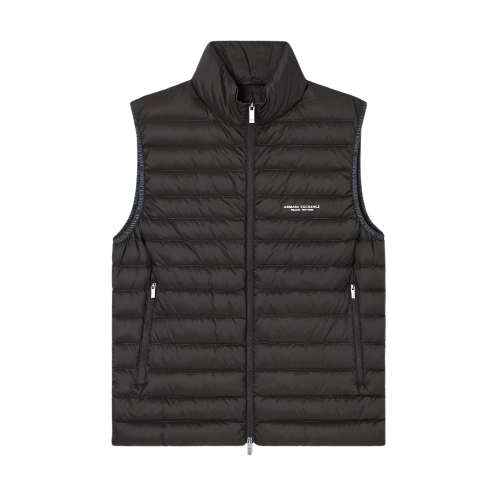 Armani Exchange , Waistcoats, Male, Brown, M, Down Waistcoat
