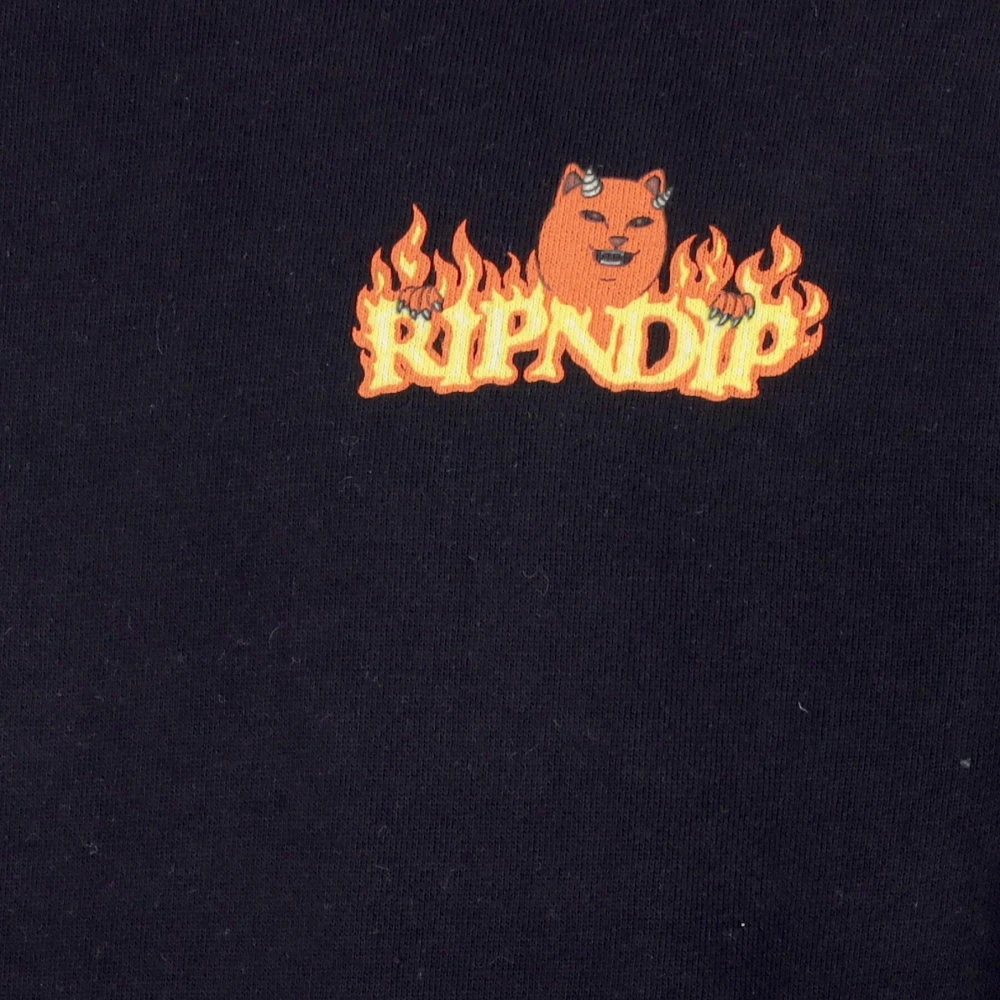 Ripndip Zwarte hoodie met duivelsontwerp Black Heren