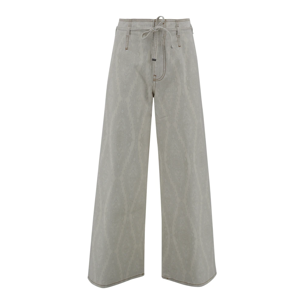 Etro - Jeans > Wide Jeans - Gray - Etro - Modalova