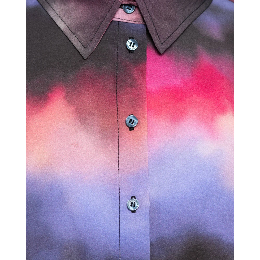 &Co Woman Watercolor Line Blouse Multicolor Dames