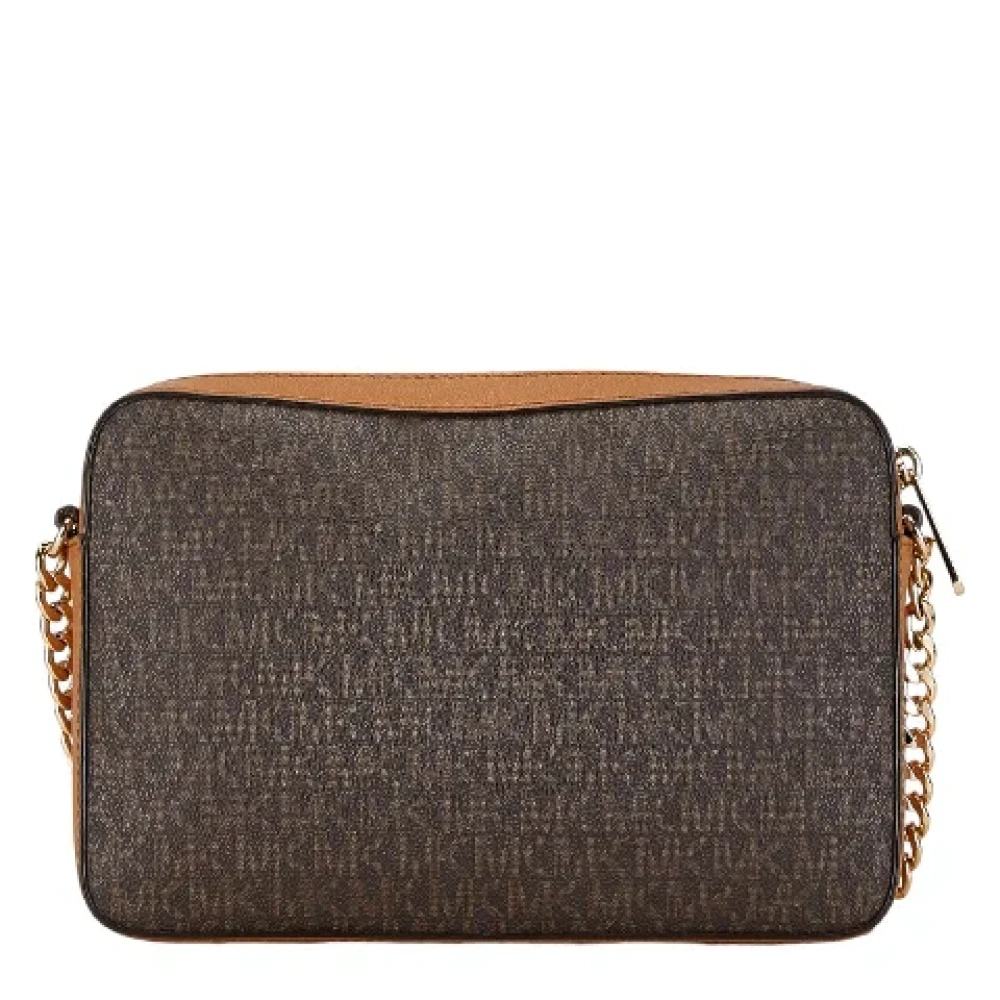 Michael Kors Pre-owned Canvas shoulder-bags Brown Dames