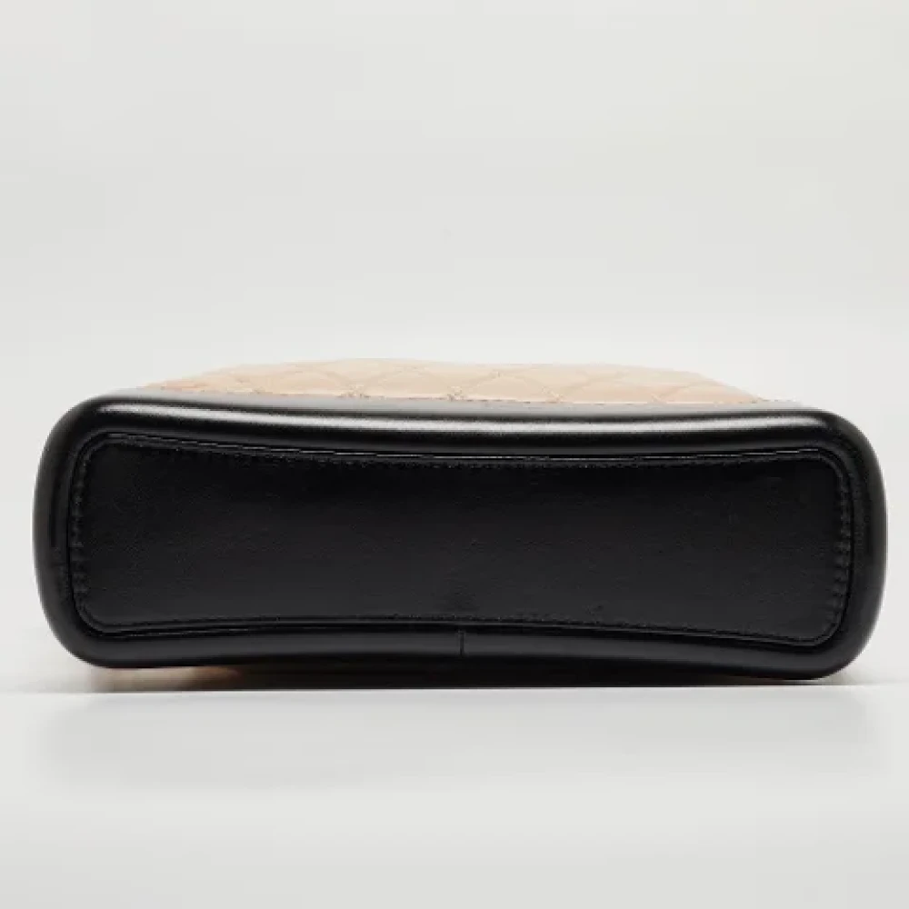 Chanel Vintage Pre-owned Leather shoulder-bags Black Dames
