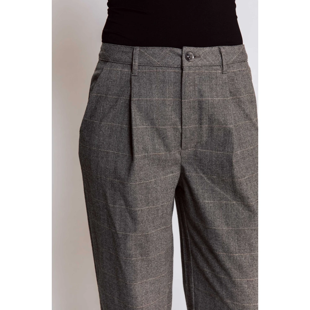Zhrill Fabric trousers Lenya Grey Gray Dames