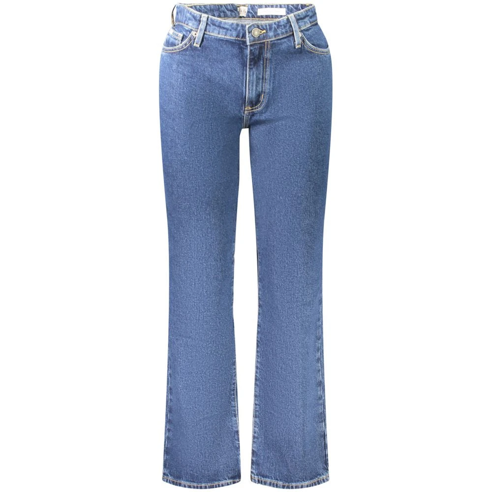 Guess Women's Blue Bootcut Jeans, W26 L32, Cotton Straight Jeans