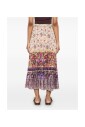 floral-print-elasticated-waist-skirt