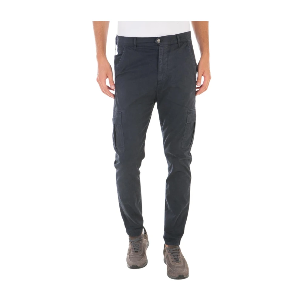 Daniele Alessandrini Men's Blue Slim-Fit Trousers, W33, Jeans Trouser