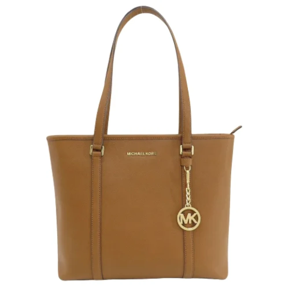 Michael Kors Pre-owned Leather totes Brown Dames