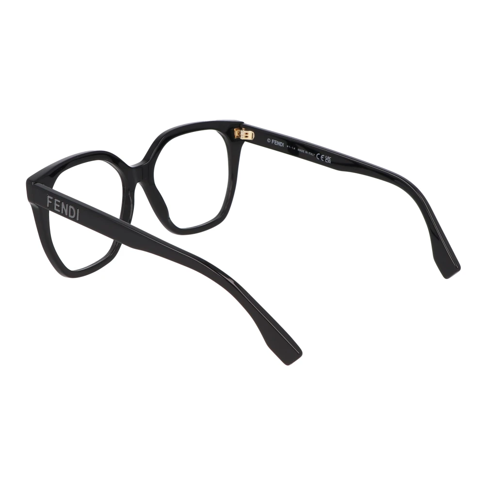 Fendi Vierkant montuur bril Black Unisex