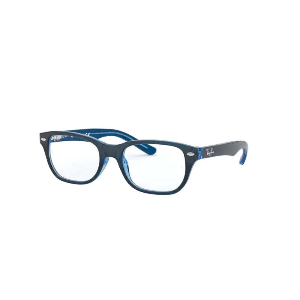 Ray-Ban Eyeglasses Kids Optics Kids - Blue Frame Clear Lenses Polarized 48-16, RB1555 - Image 3
